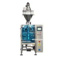 Small dry chemical spices tea neem leaf vertical micro powder filling machine